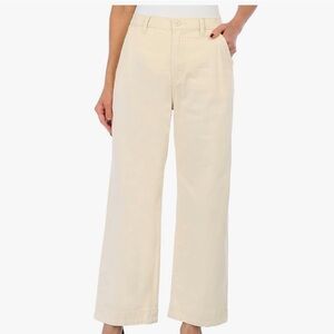 Unionbay Womens Utility Stretch Twill Wide Leg Ankle Pant